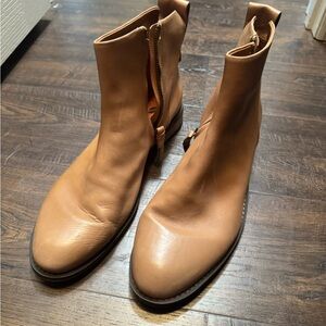 Franco Sarto Women’s Lori Tan Leather Bootie